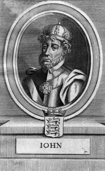 Johann von England, 1167-1216 von Unbekannt