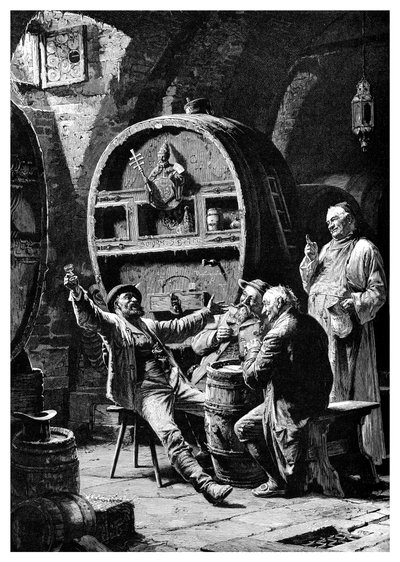 Fröhliche Gefährten, 1882 von Unbekannt