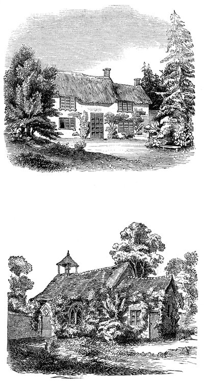 Geburtsort von Joseph Addison in Milston bei Amesbury, Wiltshire von Unbekannt
