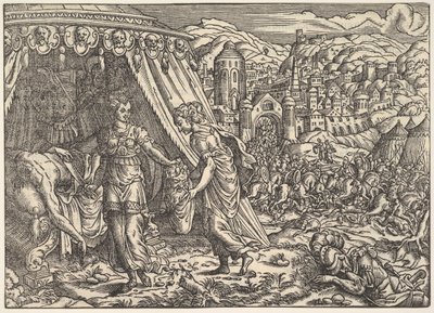 Judith und Holofernes, aus der Bibel, Frankfurt, 1564 von Unbekannt
