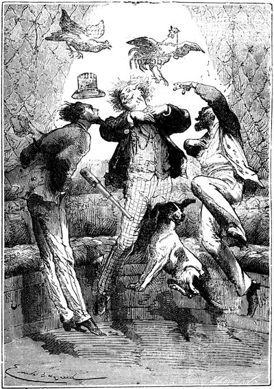 Jules Verne 1828-1905 Autour de la Lune, 1865 von Unbekannt