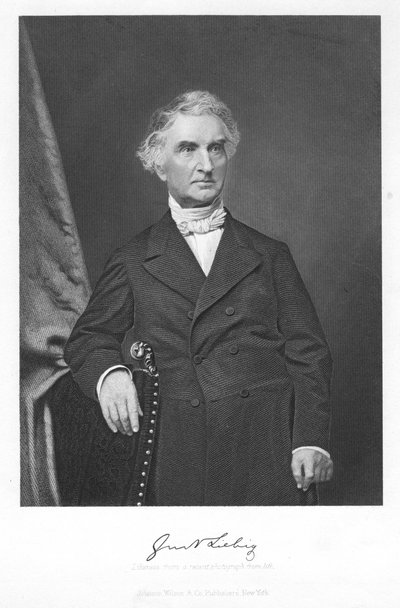 Justus von Liebig, deutscher Chemiker des 19. Jahrhunderts von Unbekannt