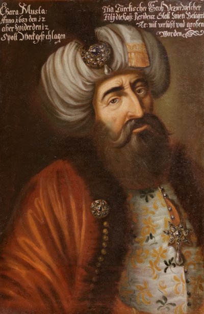 Kara Mustafa Pascha, osmanischer Großwesir, ca. 1683 von Unbekannt