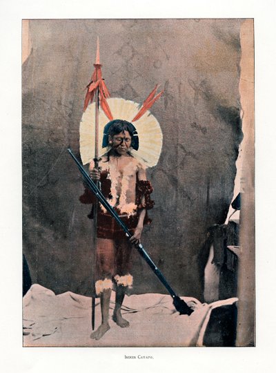 Kayapo-Indianer, 19. Jahrhundert von Unbekannt
