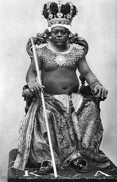 König Archibong II von Gambia, Afrika von Unbekannt