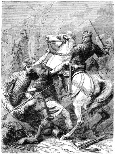 König Stephan gefangen genommen, 1141 von Unbekannt