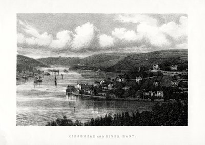Kingswear und der Fluss Dart, Süd-Devon, 1896 von Unbekannt