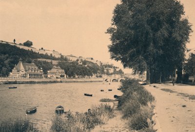 Kursaal und Pont de Jambes, ca. 1900 von Unbekannt