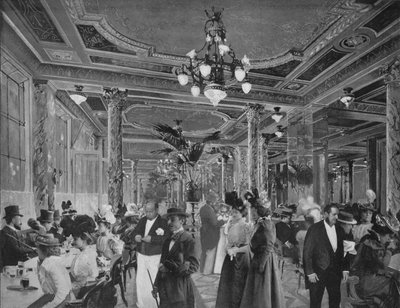 La Grande Salle Du Café Américain, 1900 von Unbekannt