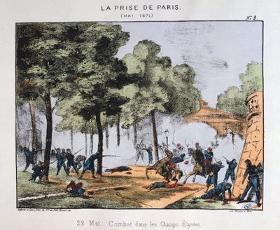Die Einnahme von Paris, 22. Mai 1871 von Unbekannt