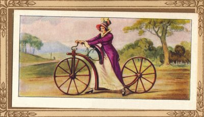 Damen-Pedestrian-Hobby-Horse, 1819 von Unbekannt