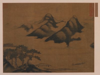 Landschaft, Ming-Dynastie, 1319-1644 von Unbekannt