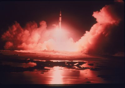 Start der Apollo-17-Mission, 1972 von Unbekannt