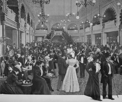 Le Hall Des Folies-Bergère, 1900 von Unbekannt