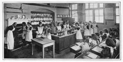 Kochen lernen, London, um 1900-1901 von Unbekannt