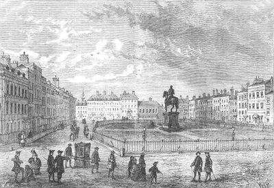 Leicester Square, um 1750 von Unbekannt