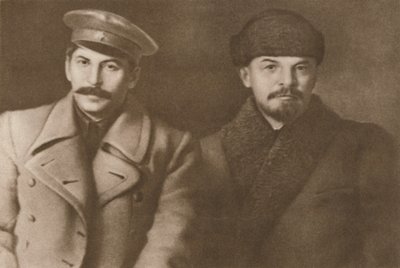 Lenin und Stalin, März 1919, 1939 von Unbekannt