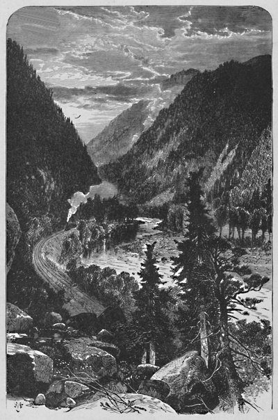 Lewistown Narrows am Juniata, 1883 von Unbekannt