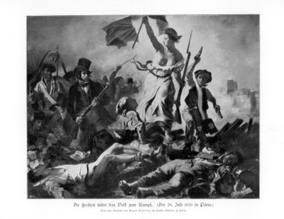Die Freiheit führt das Volk, 28. Juli 1830 von Unbekannt