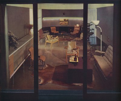 Wohnzimmerbüro von Russel Wright, 1939 von Unbekannt
