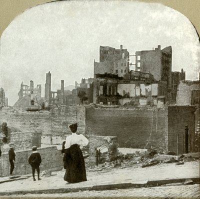 Blick nach Westen von der jüdischen Synagoge, 1906 von Unbekannt