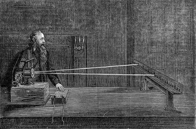 Lord Kelvins Spiegelgalvanometer, 1876 von Unbekannt