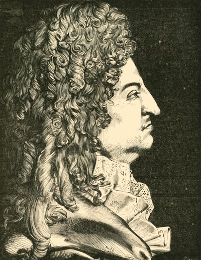 Ludwig XIV., um 1680-1690, 1890 von Unbekannt
