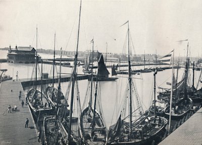 Lowestoft - Der Hafen und die Parade, 1895 von Unbekannt