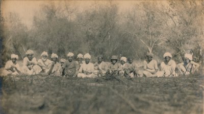 Lt. Smith & Treiber - Budhapur Tigerjagd, 1922 von Unbekannt