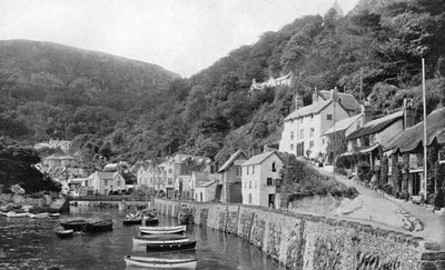 Hafen von Lynmouth, Devon von Unbekannt