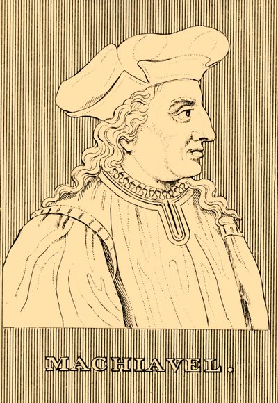 Machiavelli, 1469-1527, 1830 von Unbekannt