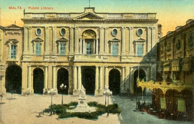 Malta - Öffentliche Bibliothek, ca. 1918-1939 von Unbekannt