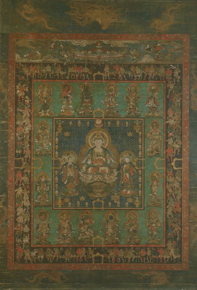 Mandala von Hannya Bosatsu, 14. Jahrhundert von Unbekannt