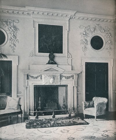 Kamin im Staatszeichensaal, 1916 von Unbekannt