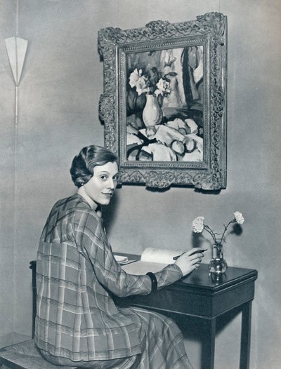 Marie Ney in ihrer Wohnung, um 1934 von Unbekannt