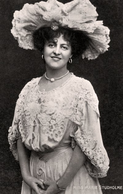 Marie Studholme 1875-1930, englische Schauspielerin, 20. Jahrhundert von Unbekannt