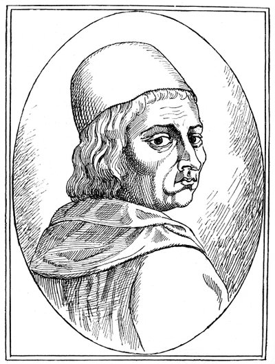 Marsilio Ficino, italienischer humanistischer Philosoph, 1882 von Unbekannt