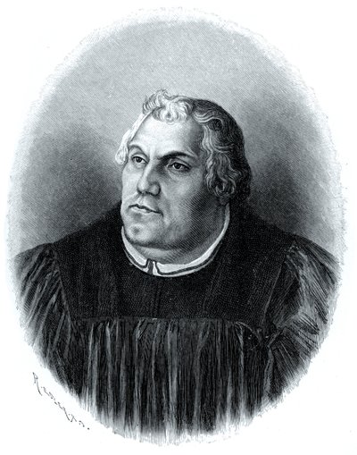 Martin Luther, protestantischer Kirchenreformer, 1903 von Unbekannt