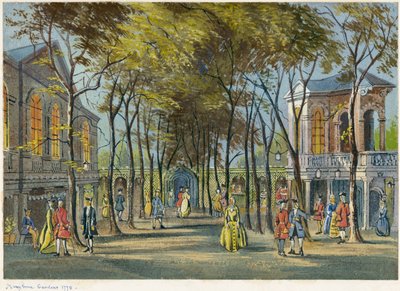 Marylebone Gardens, London, 1778 von Unbekannt