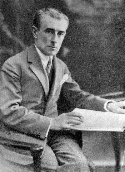 Maurice Ravel, französischer Komponist, 1931 von Unbekannt