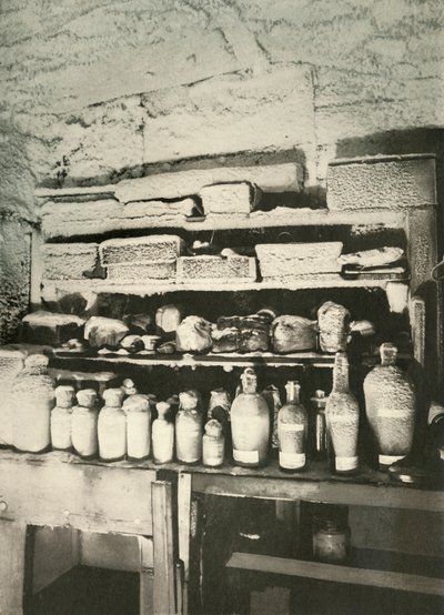 Mawsons Chemielabor, um 1908-1909 von Unbekannt