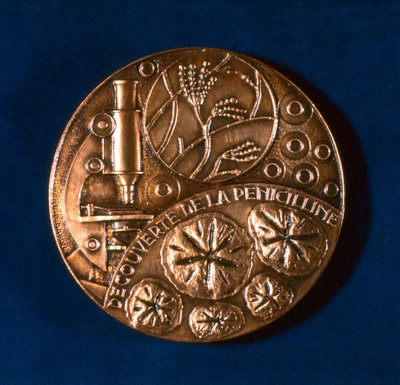 Medaille zur Erinnerung an die Entdeckung des Penicillins von Unbekannt