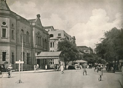 Merchant Street, Rangoon, 1900 von Unbekannt