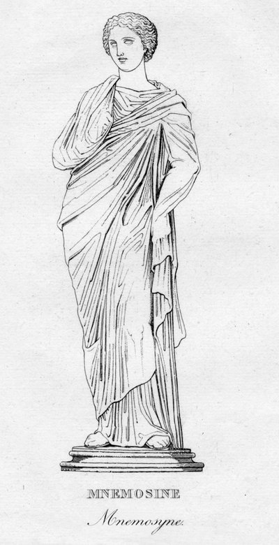 Mnemosyne, ca. 1850 von Unbekannt