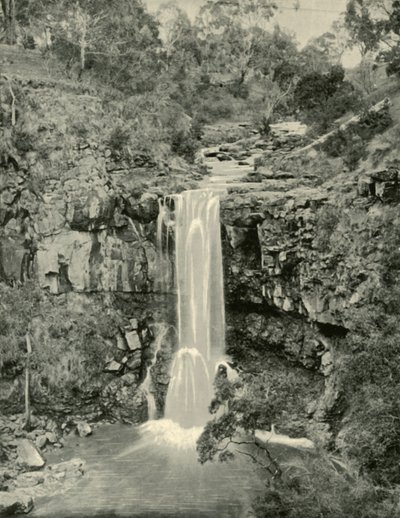 Moorabool-Fälle, Victoria, 1901 von Unbekannt