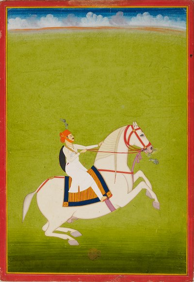 Berittener Rajput von Unbekannt
