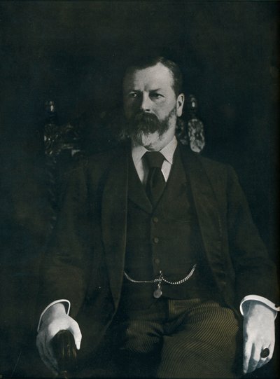 Mr. Arthur Sanderson zu Hause, 1901 von Unbekannt