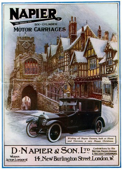 Napier, Sechszylinder-Motorwagen von Unbekannt