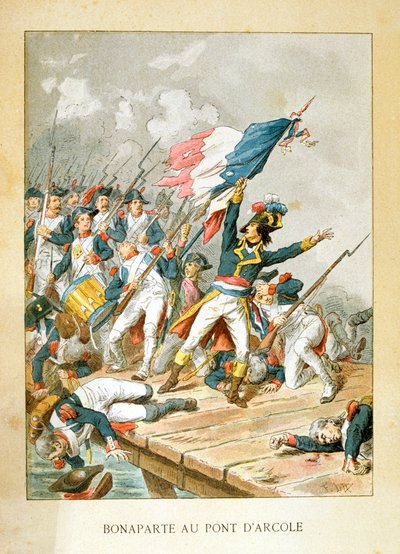 Napoleon an der Arcola-Brücke, 15. November 1796 von Unbekannt