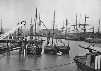 Newhaven - Im Hafen, 1895 von Unbekannt
